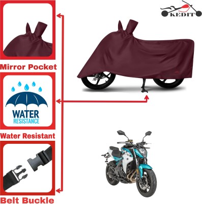 KEDIT Two Wheeler Cover for 22Motors(400NK, Maroon)