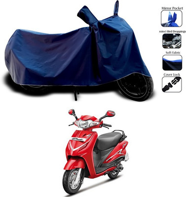 DeepShakshi AUTOMOTIVE Two Wheeler Cover for Hero(Duet, Blue)