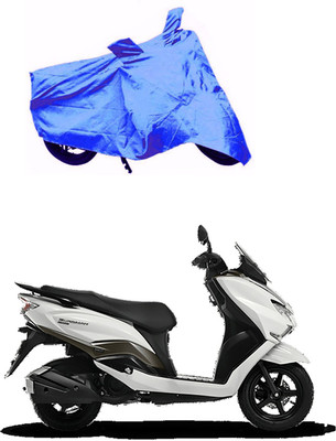 Furious3D Two Wheeler Cover for Suzuki(Burgman Street 125, Blue)