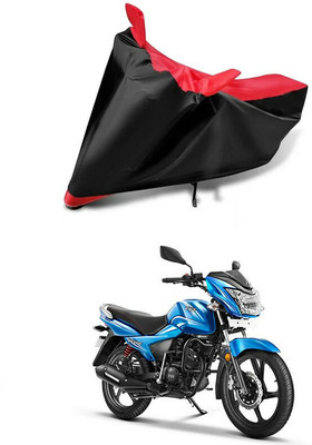 AutoGalaxy Waterproof Two Wheeler Cover for TVS(Victor, Red, Black)