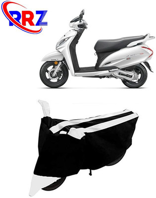 RRZ Waterproof Two Wheeler Cover for Honda(Activa 125, Black, White)