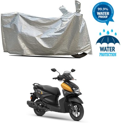 AutoTiger Waterproof Two Wheeler Cover for Yamaha(RayZR 125, Silver)