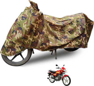 Auto Hub Waterproof Two Wheeler Cover for Hero(HF Deluxe, Multicolor)