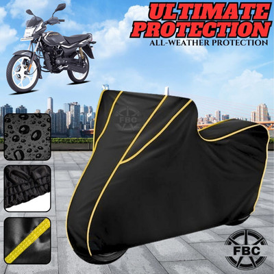 FBC Waterproof Two Wheeler Cover for Bajaj(Platina, Black)