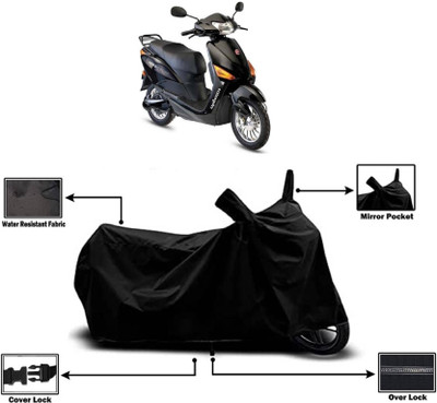 AASHTIK MART Two Wheeler Cover for Hero(Electric Optima DX, Black)