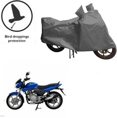 MMSSTAR Waterproof Two Wheeler Cover for Bajaj(DTS-i, Grey)