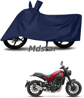 Mdstar Waterproof Two Wheeler Cover for Triumph(Speed Triple, Black)