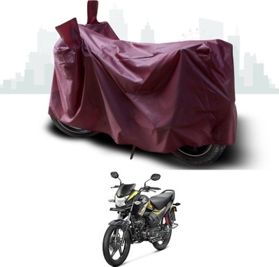 AASHTIK MART Two Wheeler Cover for Honda(CB Shine SP, Maroon)