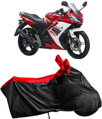 Autofly Waterproof Two Wheeler Cover for Yamaha(YZF R15 S, Red, Black)