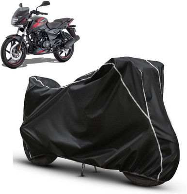 OliverX Waterproof Two Wheeler Cover for Bajaj(Pulsar 150, Black, White)