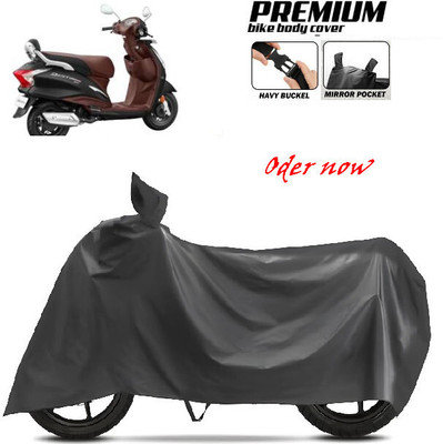 SK AUTO Waterproof Two Wheeler Cover for Bajaj, Hero, Honda, TVS, Ola(Black)