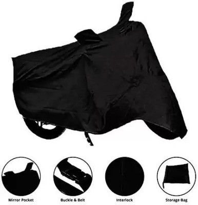 TranceAuto Waterproof Two Wheeler Cover for Honda(Activa 6G, Black)