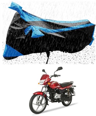 APNEK Two Wheeler Cover for Bajaj(Platina 100 BS6, Blue, Black)