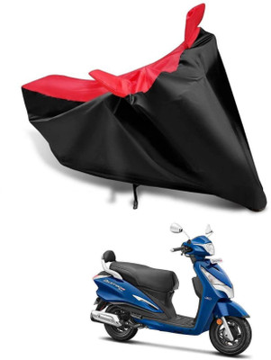 KEDIT Two Wheeler Cover for Hero(Destini 125, Red, Black)