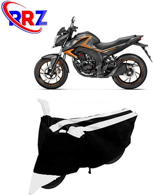 RRZ Waterproof Two Wheeler Cover for Honda(CB Hornet 160R, Black, White)