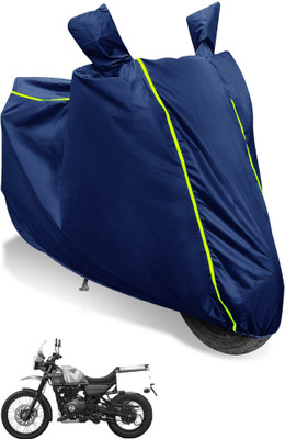 Auto Hub Waterproof Two Wheeler Cover for Royal Enfield(Himalayan, Blue)