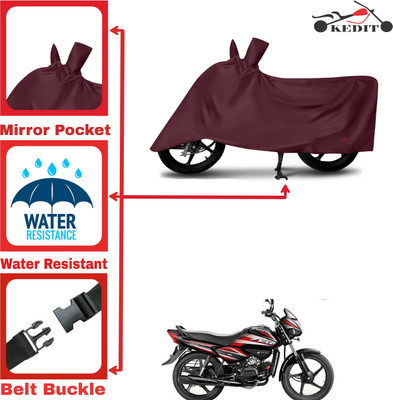 KEDIT Two Wheeler Cover for Hero(Splendor NXG, Maroon)