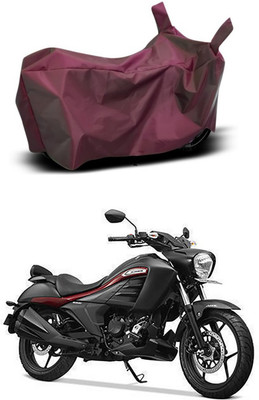 MMSSTAR Waterproof Two Wheeler Cover for Suzuki(Intruder 250, Maroon)