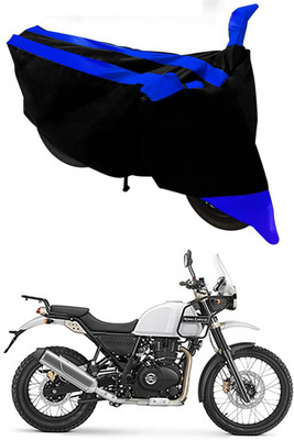 Mdstar Waterproof Two Wheeler Cover for Royal Enfield(Himalayan, Blue, Black)