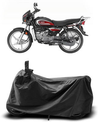 KEDIT Two Wheeler Cover for Hero(MotoCorp Splendor Plus, Black)