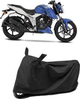 AASHTIK MART Two Wheeler Cover for TVS(Apache RTR 160 4V, Black)