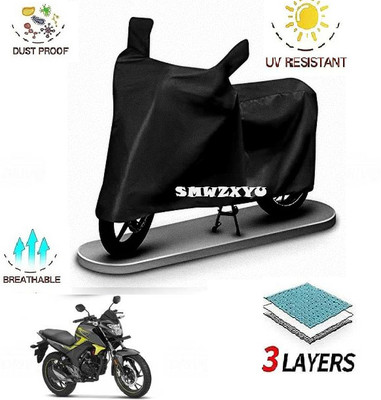 HYBRIDS COLLECTION Two Wheeler Cover for Universal For Bike(Pulsar 160 NS DTS-i, Black)