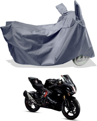 Amexride Two Wheeler Cover for TVS(Apache RTR 310 BS6, Grey)