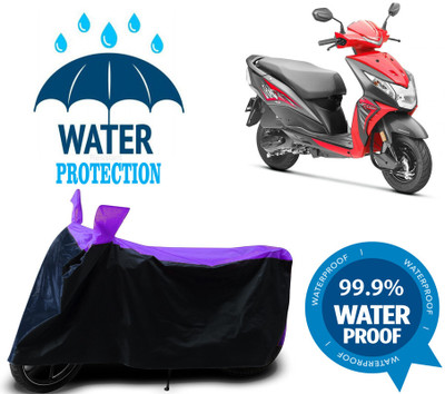 RTS COLLECTIONS Waterproof Two Wheeler Cover for Honda(Dio, Multicolor)