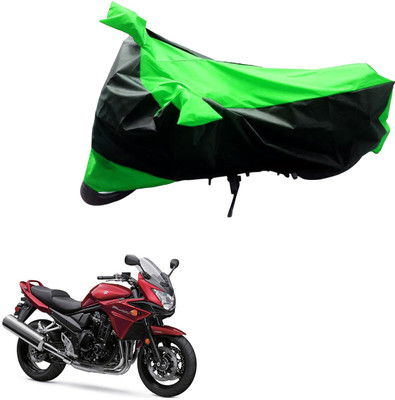 MMSSTAR Waterproof Two Wheeler Cover for Suzuki(Bandit, Black, Green)