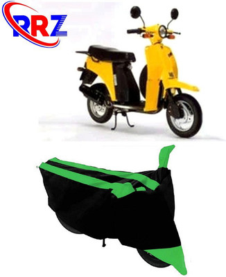 RRZ Waterproof Two Wheeler Cover for Bajaj(Sunny, Black, Green)