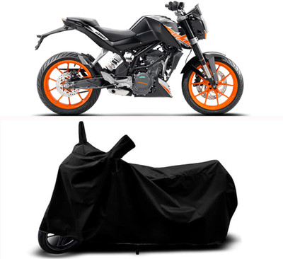 RABABLI Waterproof Two Wheeler Cover for KTM(150NK BS6, Black)
