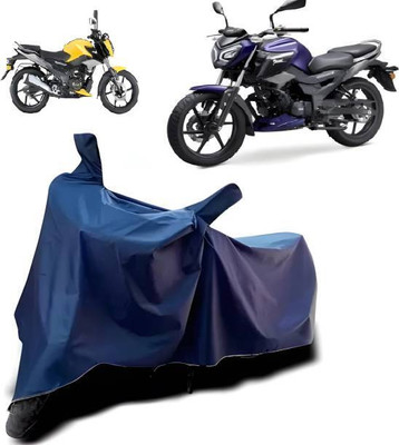 RAAMKM Waterproof Two Wheeler Cover for TVS(Raider, Blue)
