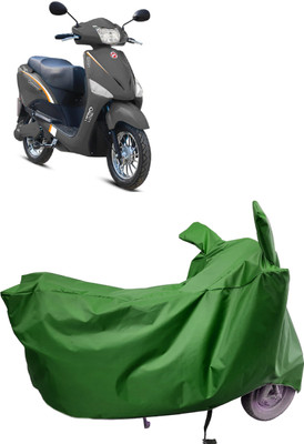 Amexride Two Wheeler Cover for Hero Electric(Electric Optima HS500 ER, Maroon)