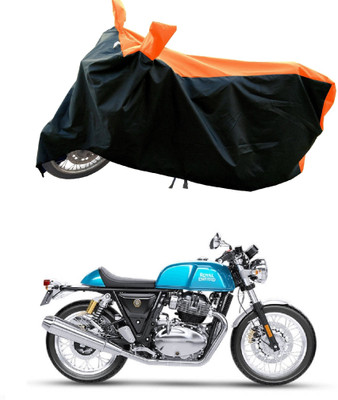 MWBB Waterproof Two Wheeler Cover for Royal Enfield(Continental GT, Orange)