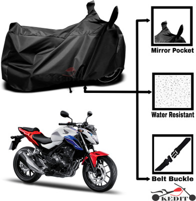 KEDIT Two Wheeler Cover for Honda(CBR 250R, Black)