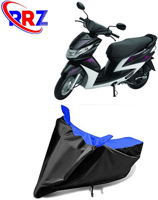 RRZ Waterproof Two Wheeler Cover for Yamaha(Ray, Black, Blue)