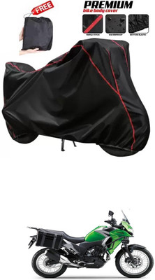 DeepShakshi AUTOMOTIVE Two Wheeler Cover for Kawasaki(Versys-X 300, Black)