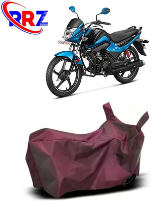 RRZ Waterproof Two Wheeler Cover for Hero(Splendor I Smart, Maroon)