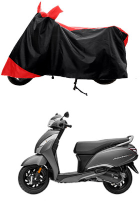 GROFATIK Two Wheeler Cover for TVS(Jupiter 125, Red)