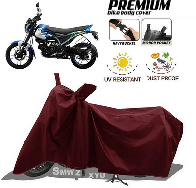 SK AUTO Waterproof Two Wheeler Cover for Bajaj(Maroon)