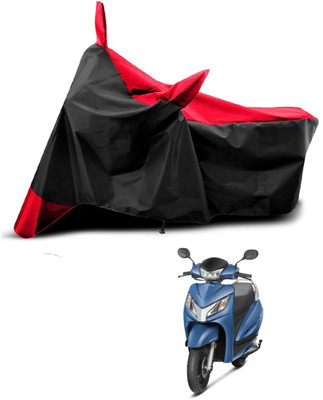 AASHTIK MART Two Wheeler Cover for Universal For Bike(Activa 125, Red, Black)