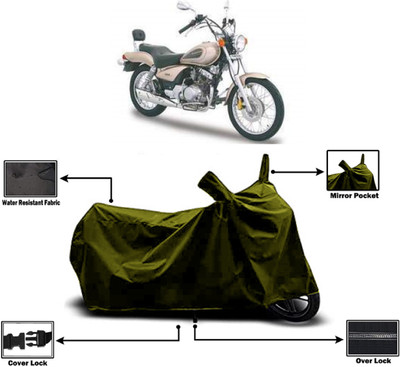 Amexride Two Wheeler Cover for Yamaha(Enticer, Green)