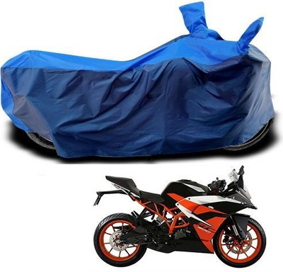 Varnwal E Commerce Waterproof Two Wheeler Cover for KTM(RC 200, Blue)
