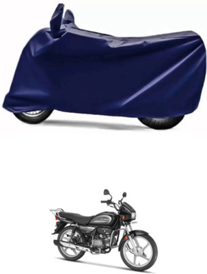 RAQTRO Two Wheeler Cover for Hero(Splendor Plus, Blue)