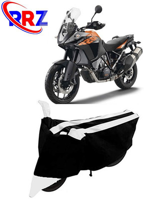 RRZ Waterproof Two Wheeler Cover for KTM(1050 Adventure, Black, White)