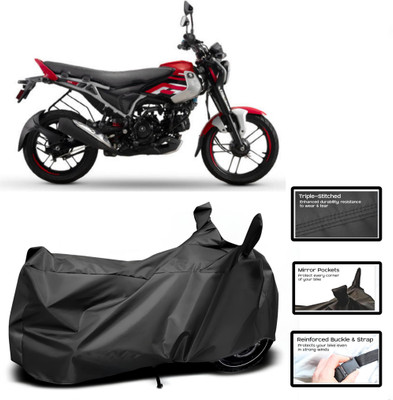WMIZEXA Two Wheeler Cover for Bajaj(Black)