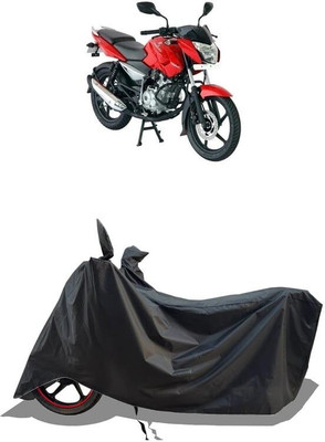 KEDIT Two Wheeler Cover for Bajaj(Platina 125, Black)