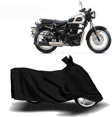 MWBB Waterproof Two Wheeler Cover for Benelli(Imperiale 400, Black)