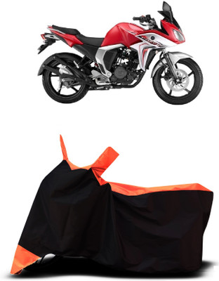VESMEI Two Wheeler Cover for Yamaha(Fazer-FI BS6, Orange)