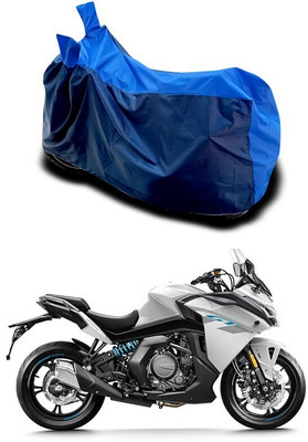 Mdstar Waterproof Two Wheeler Cover for CFMoto(650GT, Blue)